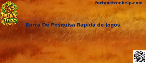 Barra de Pesquisa Rápida